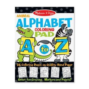Bloc de desent Alfabetul animalelor - Melissa & Doug imagine