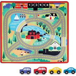 Covoras de joaca si masinute Circuitul - Melissa & Doug imagine