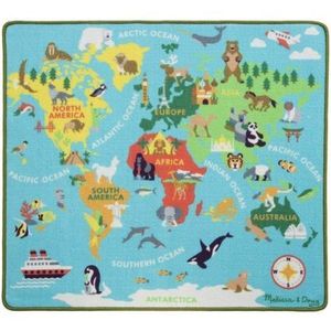 Covor de joaca Harta Lumii - Melissa & Doug imagine