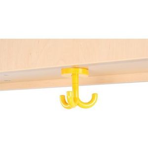 Cuier galben pentru vestiar Flexi Quadro imagine