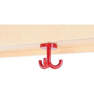 Cuier rosu pentru vestiar Flexi Quadro imagine