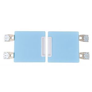 Set 2 usi albastru deschis pentru vestiar Quadro imagine