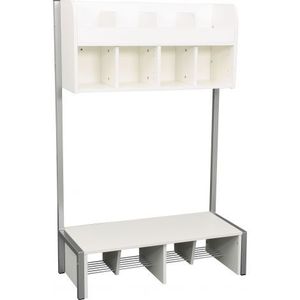 Vestiar Quadro mic 4 compatimente alb imagine
