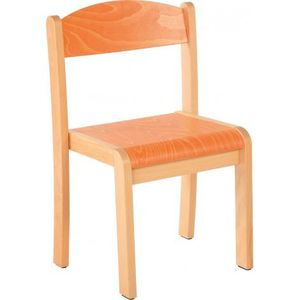 Scaun portocaliu marime 3 cu protectie fetru imagine