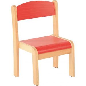 Scaun rosu marime 4 cu protectie fetru imagine