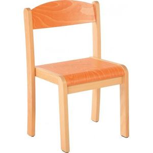 Scaun portocaliu marime 4 cu protectie fetru imagine