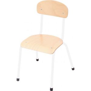 Scaun scolar Bambino - alb marimea 4 imagine