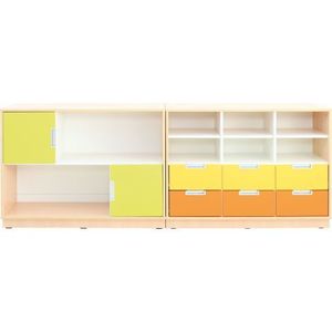 Set mobilier gradinita Quadro 109 artar cu alb imagine