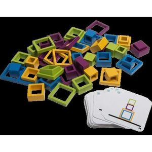Joc educativ de rapiditate, Creaza modele, Frames, 6 ani+, BStoys GA349 imagine