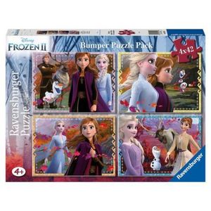 PUZZLE FROZEN II, 4x42 PIESE imagine