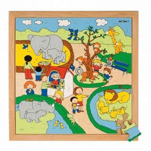 Puzzle din lemn 64 piese La Zoo imagine