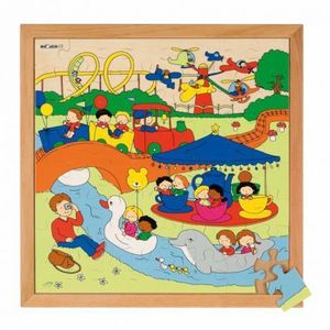 Puzzle din lemn 64 piese Parcul de Distractii imagine