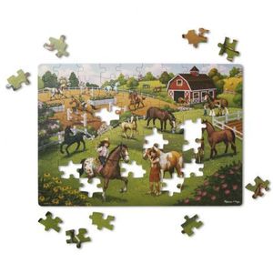 Primul meu puzzle eco din carton Calutii - Melissa & Doug imagine