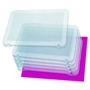 Set 6 tablite transparente pentru mozaic imagine