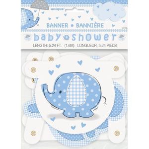 Banner baby shower baiat imagine