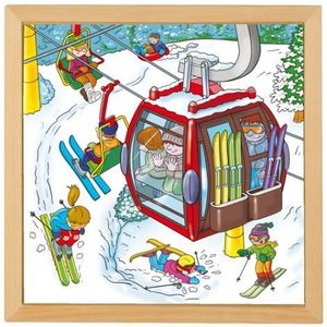 Puzzle Vacanta de iarna - Educo imagine