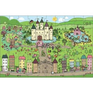 Primul meu puzzle de podea eco Tinutul Printelesor - Melissa & Doug imagine