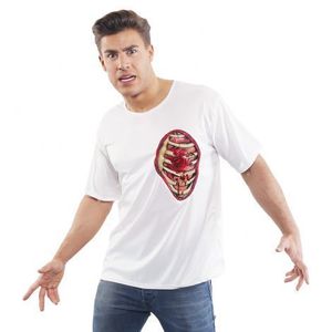 Tricou horror alb latex imagine