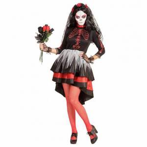 Costum mireasa schelet imagine