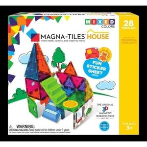 Magna-Tiles House set magnetic cu autocolante (28 piese) imagine