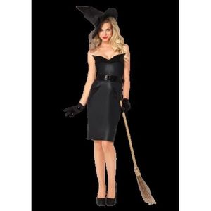 Costum vrajitoare eleganta halloween imagine