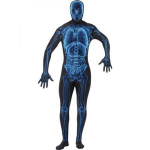 Costum schelet x ray masculin - marimea 128 cm imagine