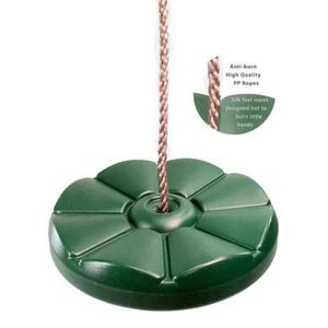 Leagan copii rotund Monkey, din plastic HDPE, rezistent UV, cu accesorii, Verde, KBT 150.001.002.001 imagine