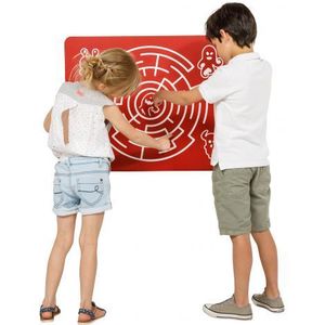 Panoul de joaca Labirint Rosu pentru spatiile de joaca KBT HDPE imagine