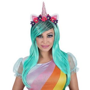 Peruca unicorn fantezie imagine