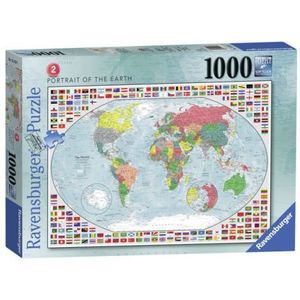 Puzzle Harta Politica A Lumii 2, 1000 Piese imagine