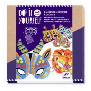 Set DIY Djeco, măști animale imagine
