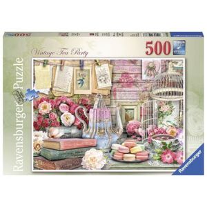 PUZZLE PETRECERE CU CEAI, 500 PIESE imagine
