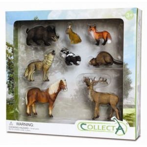 Set 8 figurine Animale din padure - Collecta imagine