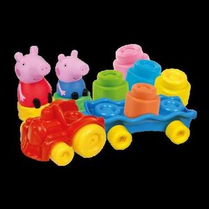 Soft Clemmy - Tren Cu Cuburi Peppa imagine