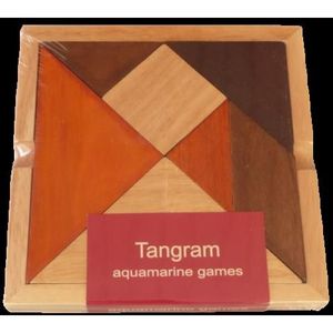 Tangram simplu din lemn XL imagine