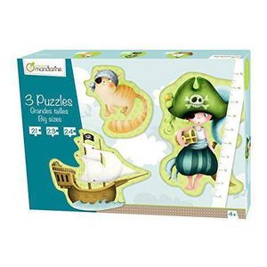 3 large puzzles pirates imagine