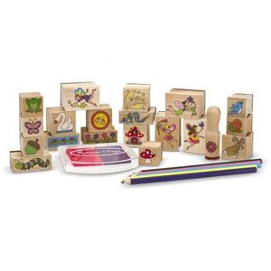 Set de stampile Gradina Zanelor - Melissa & Doug imagine
