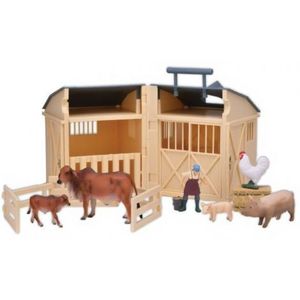 Set de joaca Ferma cu figurine pictate manual Collecta imagine