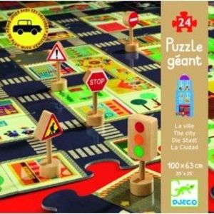 Puzzle gigant Djeco Orașul imagine