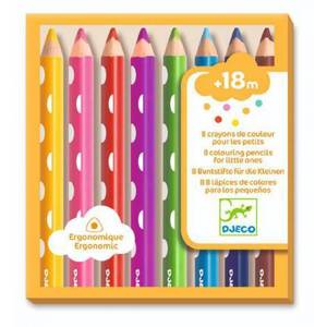 Creioane colorate pentru bebe, Djeco imagine