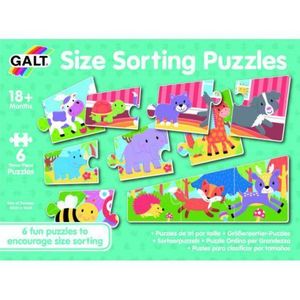 Set 6 puzzle - animalute jucause (3 piese) imagine