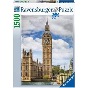 PUZZLE PISICA IN BIG BEN, 1500 PIESE imagine