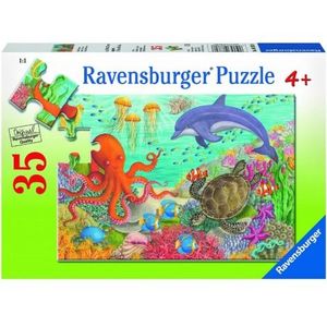 PUZZLE ANIMALE DIN OCEAN, 35 PIESE imagine