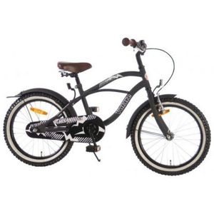 Bicicleta copii 7-8 ani, 18 inch, Black Cruiser, E&L Cycles 31802 imagine