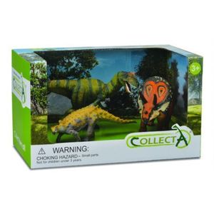 Set 3 figurine Viata Preistorica 2 pictate LOB Collecta imagine