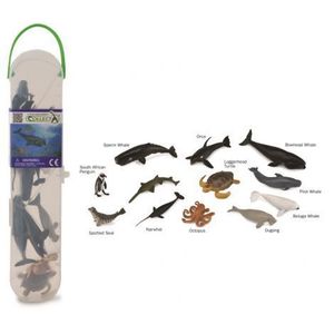 Cutie cu 12 minifigurine Animale marine Set 2 imagine