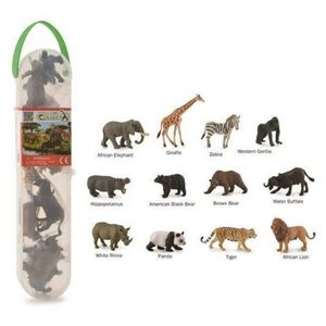 Cutie cu 12 minifigurine Animale salbatice imagine
