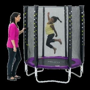 Set trambulina cu plasa de protectie Junior 140 cm PLUM imagine