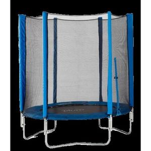 Set trambulina cu plasa de protectie Junior Blue 140 cm PLUM imagine
