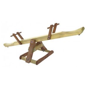 Balansoar din lemn pentru 2 copii Premium Seesaw Plum imagine